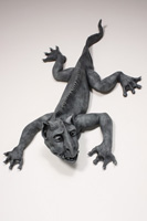 Surrepo - Ceramic Sculpture of Lizard Taos, New Mexico