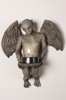 Wishing Spirit 1005 - Figurative Clay Wall Sconce by Mandy Stapleford New Mexico