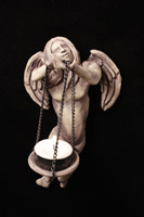 Wishing Spirit 1007 - Figurative Ceramic Sculpture by Mandy Stapleford New Mexico