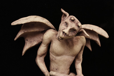 Wishing Spirit 1010 - Detailed Image of Wishing Spirit 1010 a Figurative Clay Sculpture by Mandy Stapleford