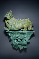 Everett - Clay Wall Sculpture by Clay Artist Mandy Stapleford