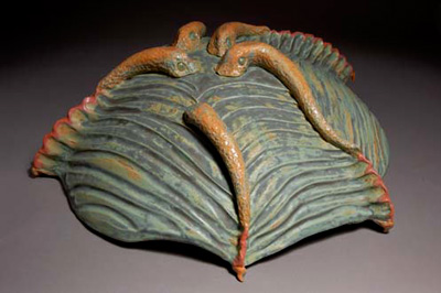Sea Bowl #11 - Ceramic Tableware by Mandy Stapleford
