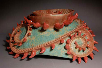 Sea Bowl #13 - Ceramic Tableware by Mandy Stapleford