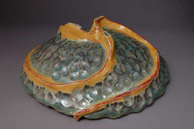 Sea Bowl #15 - Handcrafted Ceramic Tableware by Mandy Stapleford