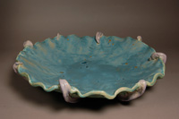Sea Bowl #8 - Artful Tableware Taos New Mexico