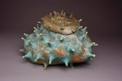 Seed Tureen #2 - Hand Crafted Tableware of a Seed Pod - Mandy Stapleford Taos